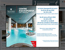 Tablet Screenshot of centre-aquasportif.com